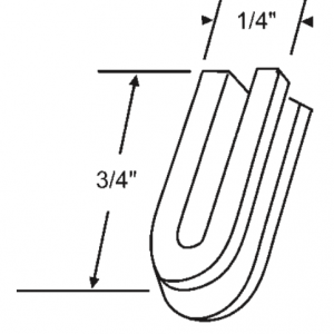 DARYL – Plastic Top Guide – Sliding Glass Door Guide