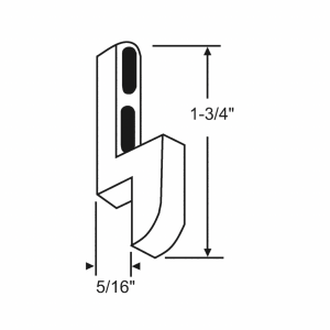 RITE SCREEN – Screen Door Keeper – 1 ¾" Long – SDK-1531 – Sliding Door Strikes & Keepers