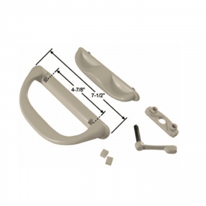 RC ALUMINUM – Interlock Involute 1-Piece Handle – SDH-1266 – Sliding Glass Door Handle