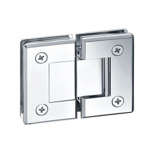 Frameless Shower Door - 180° Glass To Glass Hinge - Heavy Duty - Beveled Edge