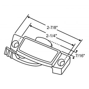 Sash Lock – WRH-809119 – Window Replacement Hardware