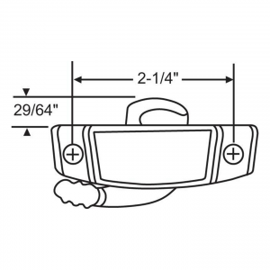 Sash Lock – WRH-809121 – Window Replacement Hardware