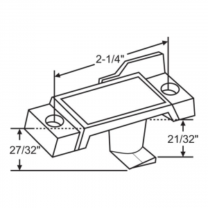 Sash Lock – WRH-809122 – Window Replacement Hardware