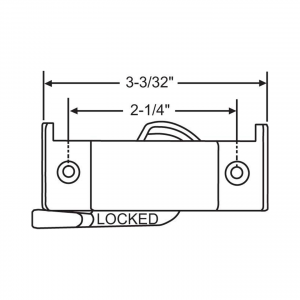 Sash Lock – WRH-809124 – Window Replacement Hardware